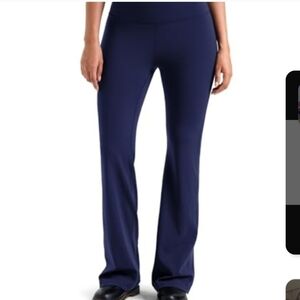 Colorfulkoala Navy Flare Leg Leggings. NWT